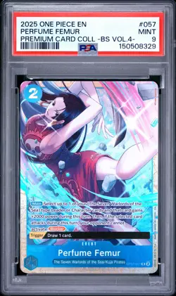 2025 ONE PIECE PREMIUM COLLECTION -BEST SELECTION VOL.4 - PERFUME FEMUR PSA 9 - Image 1