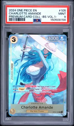 2024 ONE PIECE PREMIUM COLLECTION -BEST SELECTION VOL.1- CHARLOTTE AMANDE PSA 9 - Image 1