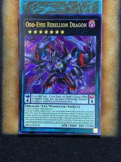 Yugioh Odd-Eyes Rebellion Dragon MP16-EN078 Secret Rare 1st Ed NM - Image 1