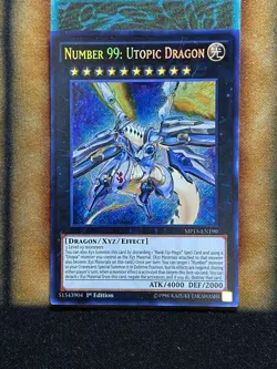 Yugioh Number 99: Utopic Dragon MP15-EN190 Secret Rare 1st Ed MP - Image 1