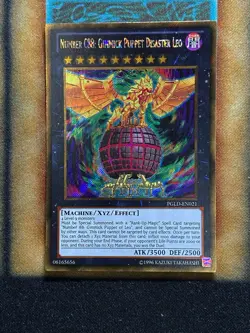 Yugioh Number C88: Gimmick Puppet Disaster Leo PGLD-EN021 Gold Secret Rare NM - Image 1