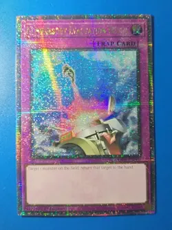 NM Yugioh Compulsory Evacuation Device RA01-EN069 Quarter Century Secret Rare - Image 1