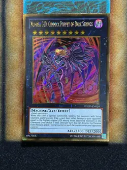 Yugioh Number C40: Gimmick Puppet Of Dark Strings PGLD-EN020 Gold Secret Rare LP - Image 1