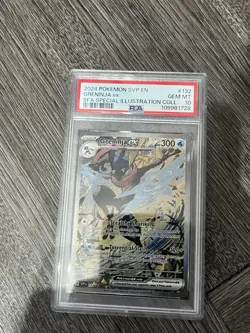 Pokemon TCG Greninja EX SVP132 Black Star Promo Full Art Card PSA 10 - Image 1