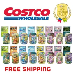 Pokemon Prismatic Evolutions 8 Mini-Tins w Promo Cards Costco 2-pack (32 PACKS) - Image 1