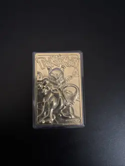 1999 Pokemon Special Edition 23 Karat Gold-Plated Trading Card #150 Mewtwo - Image 1