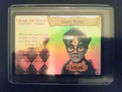 Harry Potter TCG Base Set Harry Potter #8/116 Hologram Rare Card - Image 3