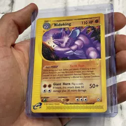 Pokemon TCG Nidoking Aquapolis 24/147 Regular Rare Card NM/MT Non Holo Vintage - Image 2