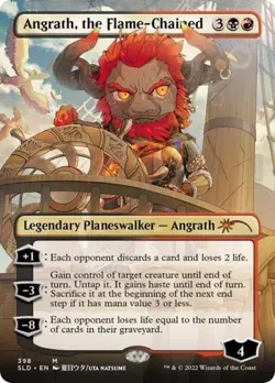 MTG NM English Angrath, the Flame-Chained NM Foil Secret Lair - Image 1