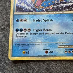 Pokemon Card Gyarados 30/30 Trainer Kit Holo HP Condition Vintage HOLO - Image 3