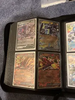 Pokemon Card Binder Ex's V's VSTAR VMAX with Illustrations Full of Rare Cards - Image 2