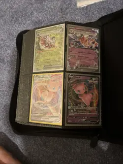 Pokemon Card Binder Ex's V's VSTAR VMAX with Illustrations Full of Rare Cards - Image 5