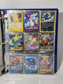 Lot Of Pokemon Cards And Binder V Star Full Art Pokemon - Image 3