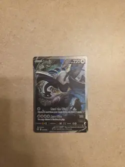 Pokemon TCG Lugia v Alt Art 186/195 Silver Tempest Card, Near Mint Condition - Image 1