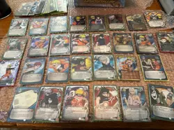 Naruto TCG CCG Massive Promo Lot! Nm Condition 55 Different Cards 2002 Foil - Image 1