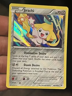 Jirachi 42/108 - Holo Rare Pokemon Card - XY Roaring Skies - Image 1