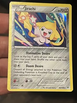 Jirachi 42/108 - Holo Rare Pokemon Card - XY Roaring Skies - Image 3