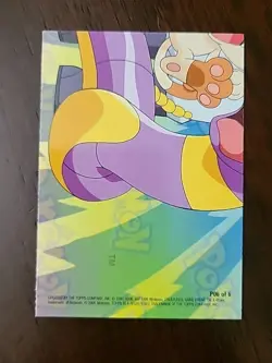 NM! Charmander & Pikachu Singing Topps Series 3 Card P06 of 6 - Image 2
