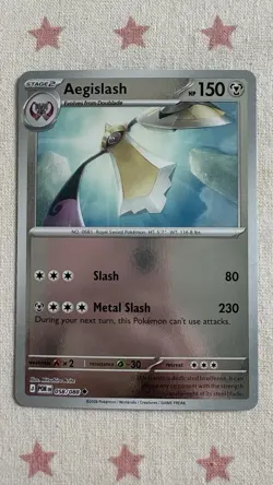 Aegislash 058/088 Perfect Order Reverse Holo Pokemon TCG Card - Image 1