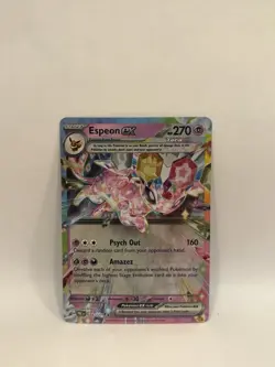 Pokemon TCG Espeon Ex Double Rare Prismatic Evolutions Card 034/131 NM/Mint - Image 1