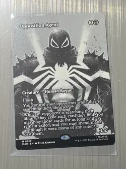 Opposition Agent 0019 Borderless Spider Man MTG Magic The Gathering Card NM - Image 1
