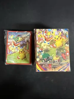 *NO PROMO CARD* Pokemon Center TOHOKU Deck Box and Sleeves [US Seller] - Image 1