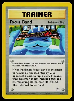 Pokemon Card Neo Genesis Focus Band 86/111 Unlimited Rare Komiya - Image 1