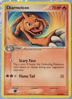 Charmeleon 28/108 Power Keepers Pokemon Card NM+ - Image 1