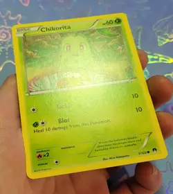 Chikorita 1/122 XY BREAKpoint Pokemon Card NM - Image 4