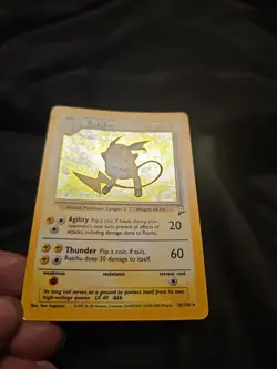 Pokemon Card Raichu 16/130 Base Set 2 Rare Holo - Image 4
