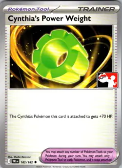 Cynthia's Power Weight 162/182 Prize Pack Series Cards NM - Image 1