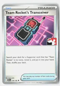 Team Rocket's Transceiver 178/182 Uncommon Prize Pack Series Cards Pokemon NM - Image 1