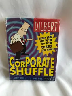 Dilbert Corporate Shuffle Card Game by Wizards Of The Coast Exterior Box Issues - Image 1