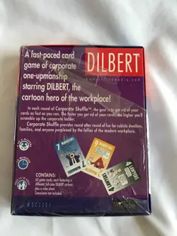 Dilbert Corporate Shuffle Card Game by Wizards Of The Coast Exterior Box Issues - Image 2
