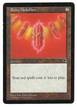 Ruby Medallion Magic MTG Tempest - Image 1
