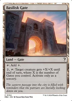 Basilisk Gate x1 1x Mystery Booster 2 White Border NM MTG - Image 1