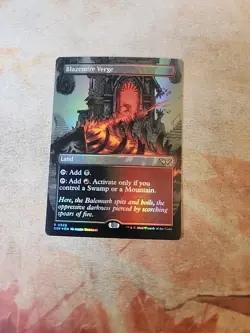 Blazemire Verge Borderless Foil Duskmourn House Of Horror MTG NM - Image 1