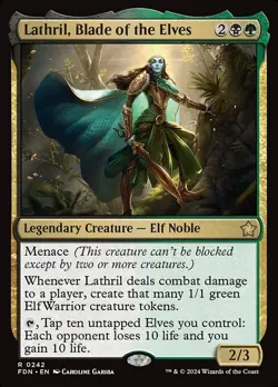 Lathril, Blade of the Elves-Foundations-Foil-242-LP - Image 1