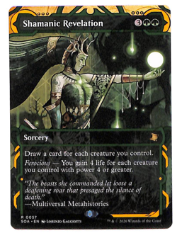 MTG Shamanic Revelation SHOWCASE Non-Foil NM Secrets of Strixhaven SOA #0057 - Image 1