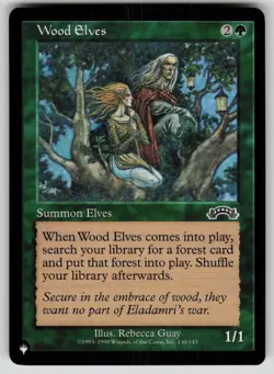Wood Elves Common The List Reprints 130/143 MTG Near Mint 2020 - Image 1