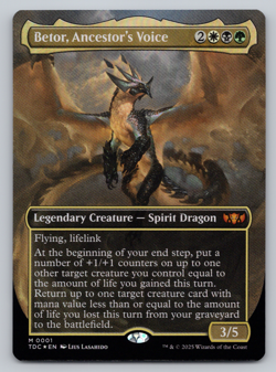 Betor, Ancestor's Voice FOIL Borderless - Commander Tarkir: Dragonstorm - MTG - Image 1