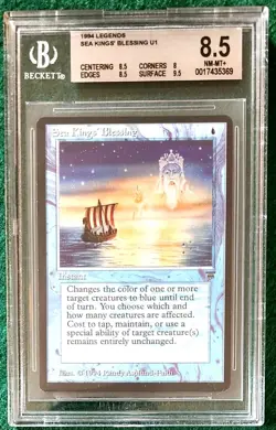 Sea Kings' Blessing - Legends - MTG - BGS 8.5 - NM-MT+. More MTG in My Store - Image 1