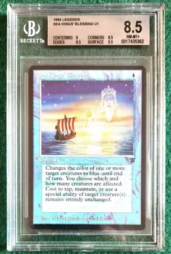 Sea Kings' Blessing - Legends - MTG - BGS 8.5 - NM-MT+. Quad ++ - Image 1