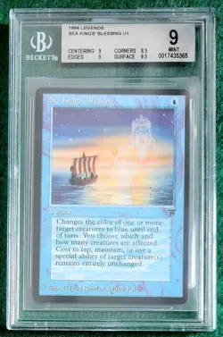 Sea Kings' Blessing - Legends - MTG - BGS 9 - MINT - Image 1