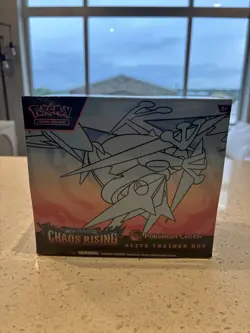 Pokemon TCG Chaos Rising Pokemon Center Elite Trainer Box New Sealed In Hand - Image 1