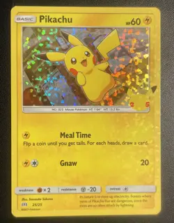 Pokemon TCG - Pikachu 25/25 McDonald’s Promo 2021 - Holo Bleed Error - Image 2