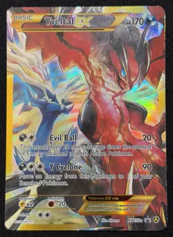 Yveltal EX XY150a - Full Art Ultra Rare - Pokemon XY Black Star Promo 2017 LP- - Image 1
