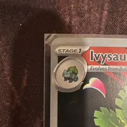 Pokemon TCG Ivysaur 134/132 Me01 Mega Evolution Holo Secret Rare Full Art - Image 3