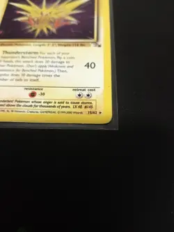 Pokemon Fossil Set Holo Lot (3x) Zapdos - Lapras - Magneton LP/MP - Image 5