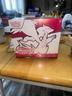 Pokemon White Flare Pokemon Center ETB Elite Trainer Box Factory Sealed New - Image 1